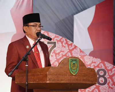  Bupati Inhil Sebut Kemerdekaan Anugerah Allah SWT Bagi Bangsa Indonesia